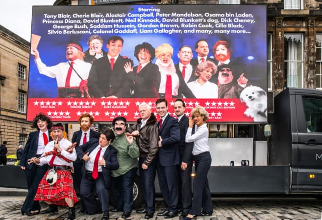 Phil Sealey Tony! Team at Edinburgh Festival